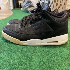 All black Jordan 3’s